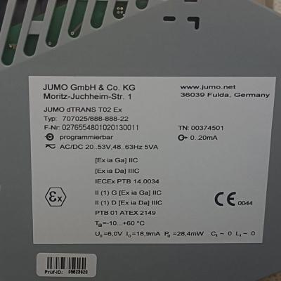 JUMO久茂 温控器TN 00374501，全新原装正品现货优势供应