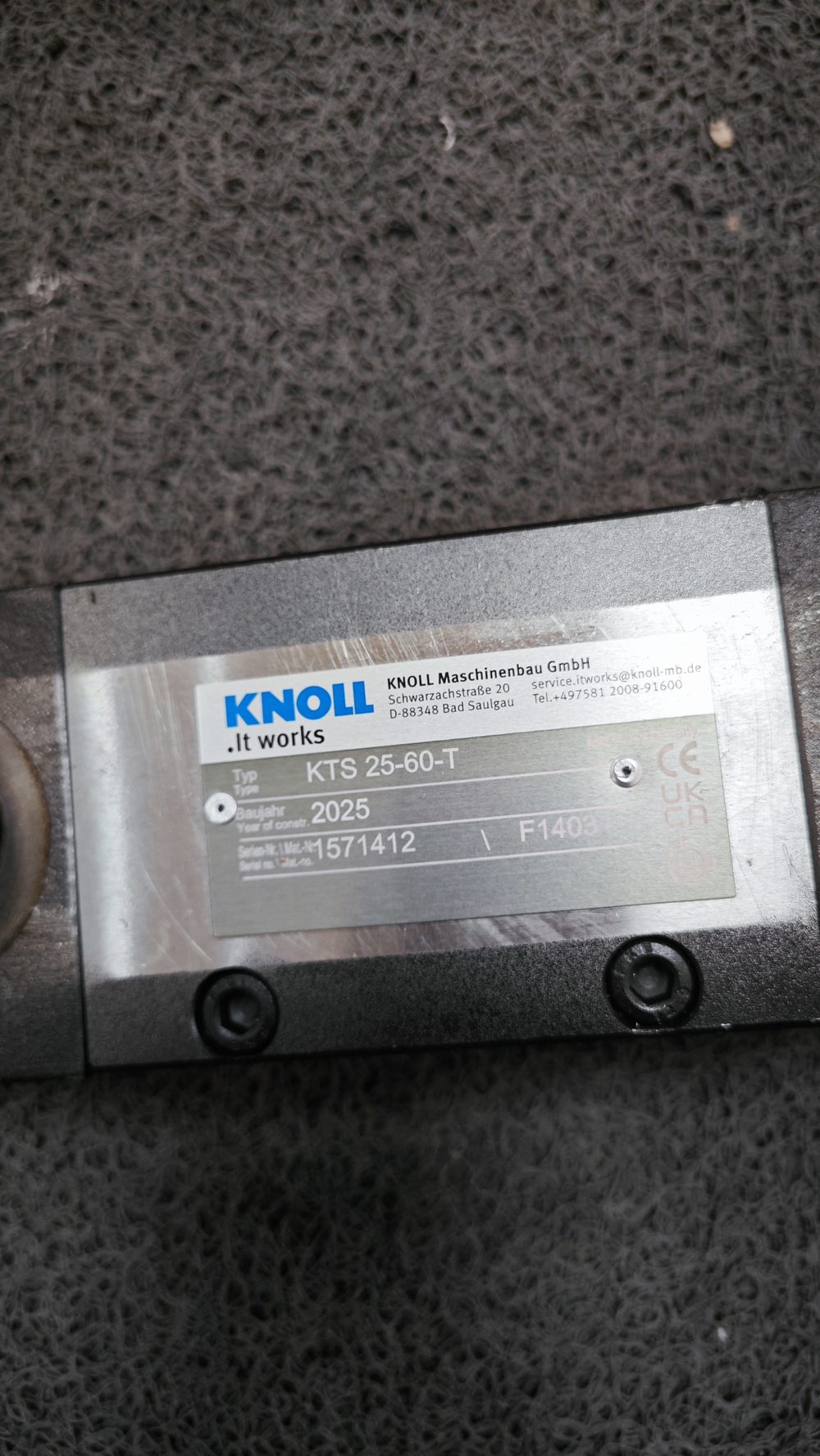 KNOLL螺杆泵KTS25-60-T